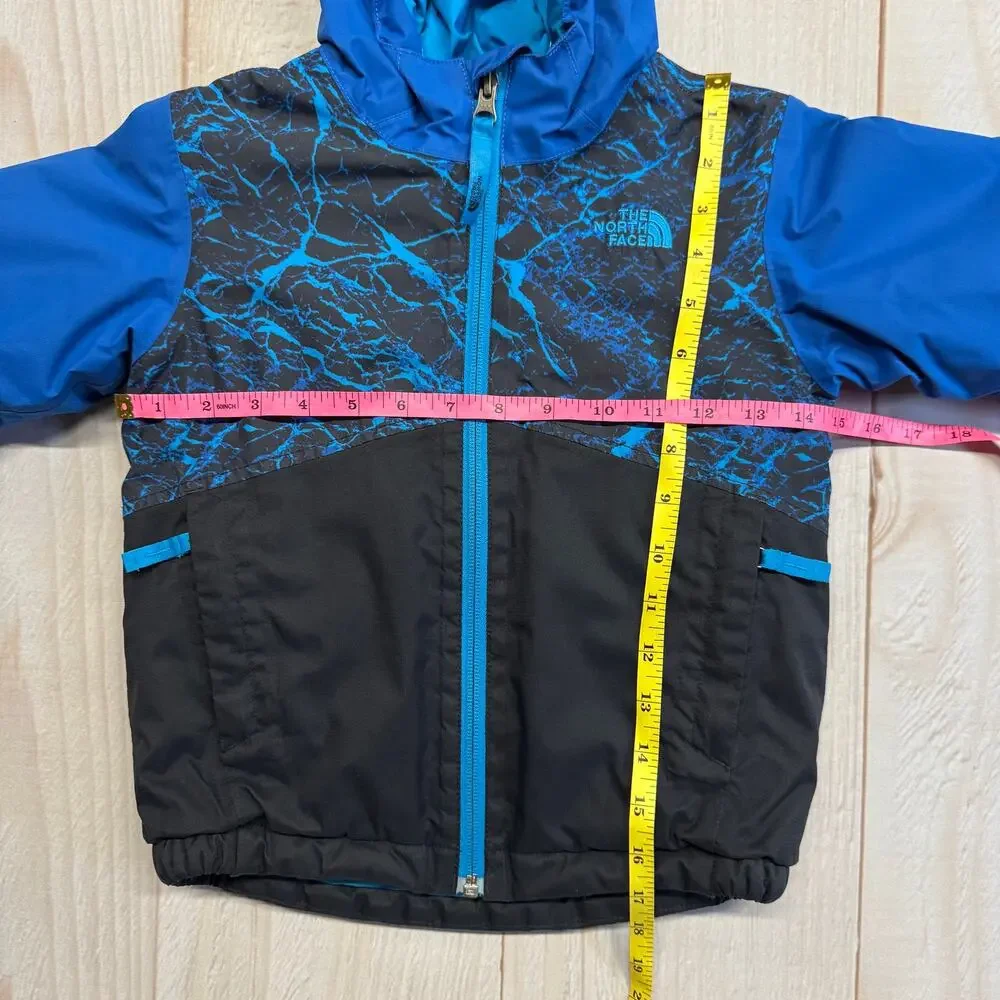 The North Face Dryvent Boys 4T Insulated Full-Zip Hooded Jacket Waterproof Ski